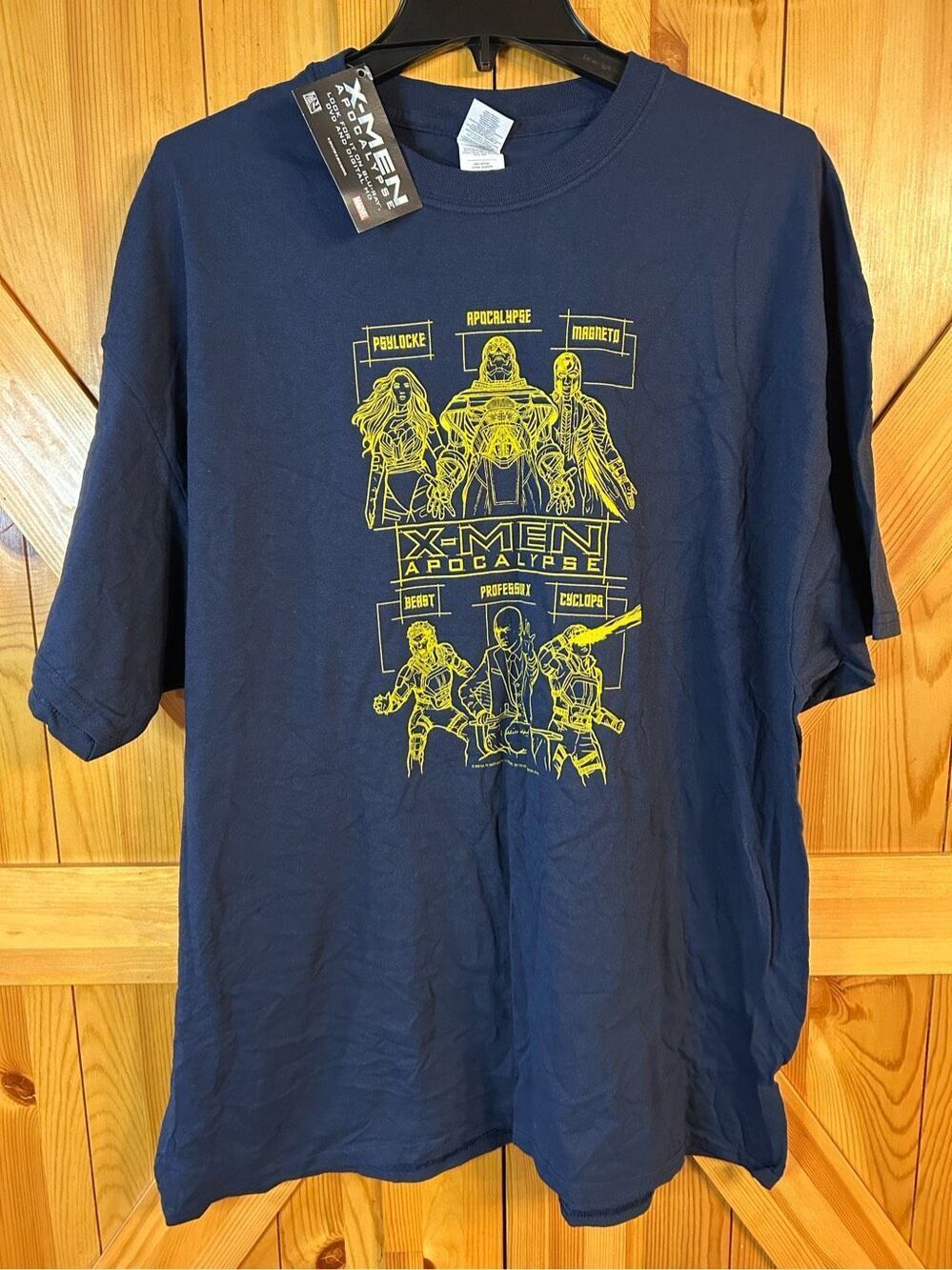 X-MEN APOCALYPSE Geekfuel Exclusive Magneto Cyclops Beast T Shirt Size 2XL nwt (